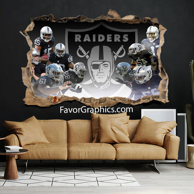 Las Vegas Raiders Vinyl Wall Art Decal Sticker Poster Print Mural