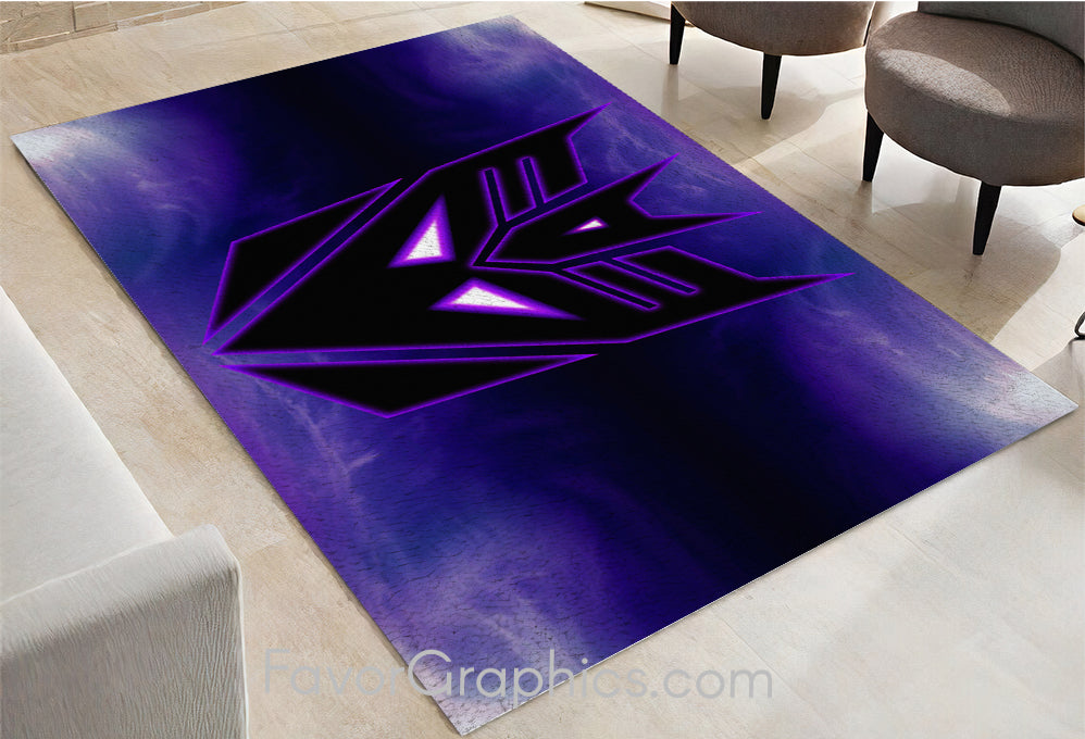 Decepticons Transformers Home Bedroom Decor Rug Carpet Mat