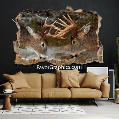 Deer Vinyl Wall Art Decal Sticker Poster Print Mural