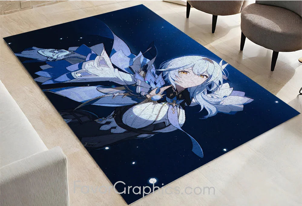 Eula (Genshin impact) Home Bedroom Decor Rug Carpet Mat