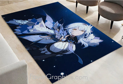 Eula (Genshin impact) Home Bedroom Decor Rug Carpet Mat