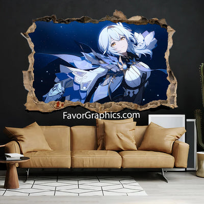 Eula (Genshin impact) Vinyl Wall Art Decal Sticker Poster Print Mural
