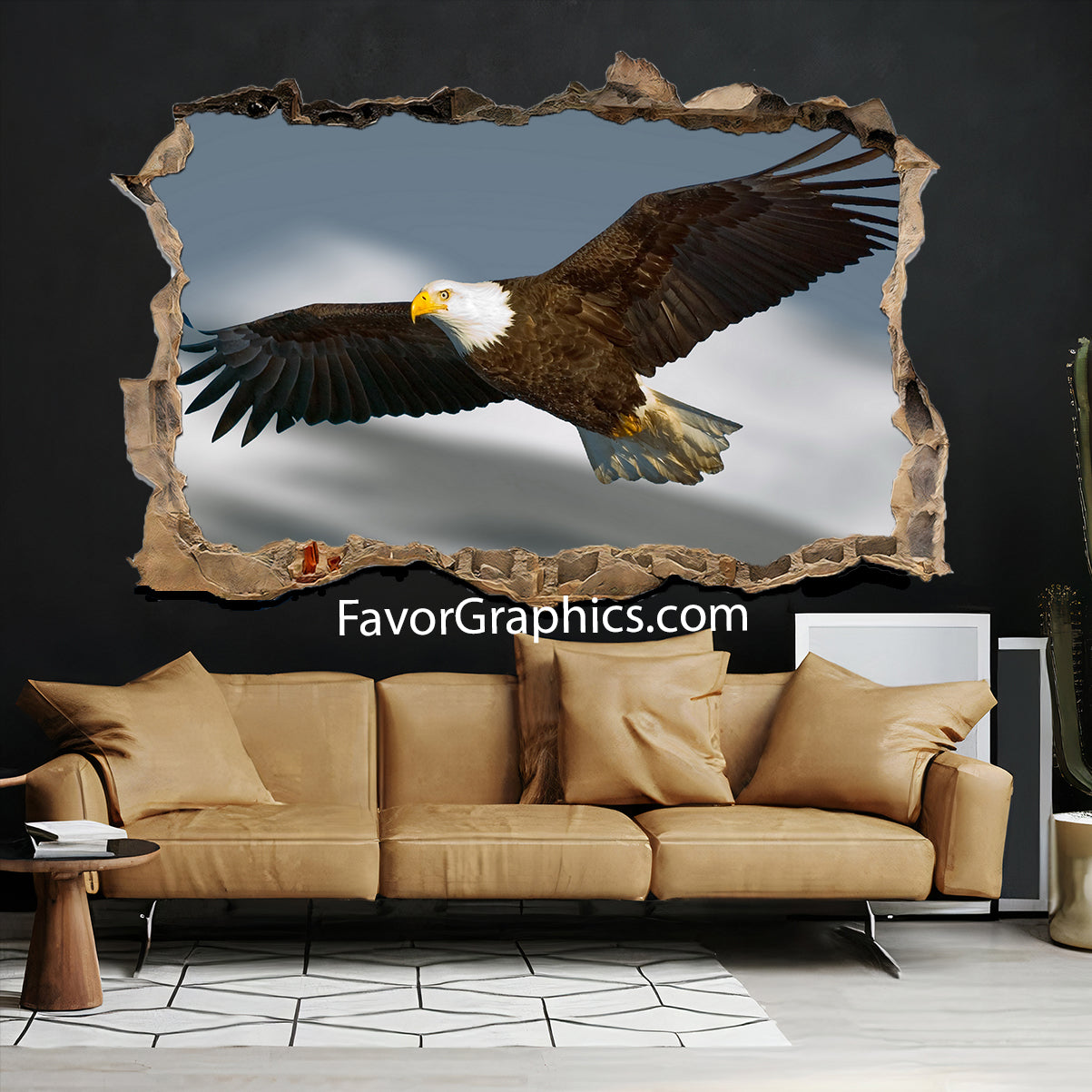 Bald Eagle Vinyl Wall Art Decal Sticker Poster Print Mural