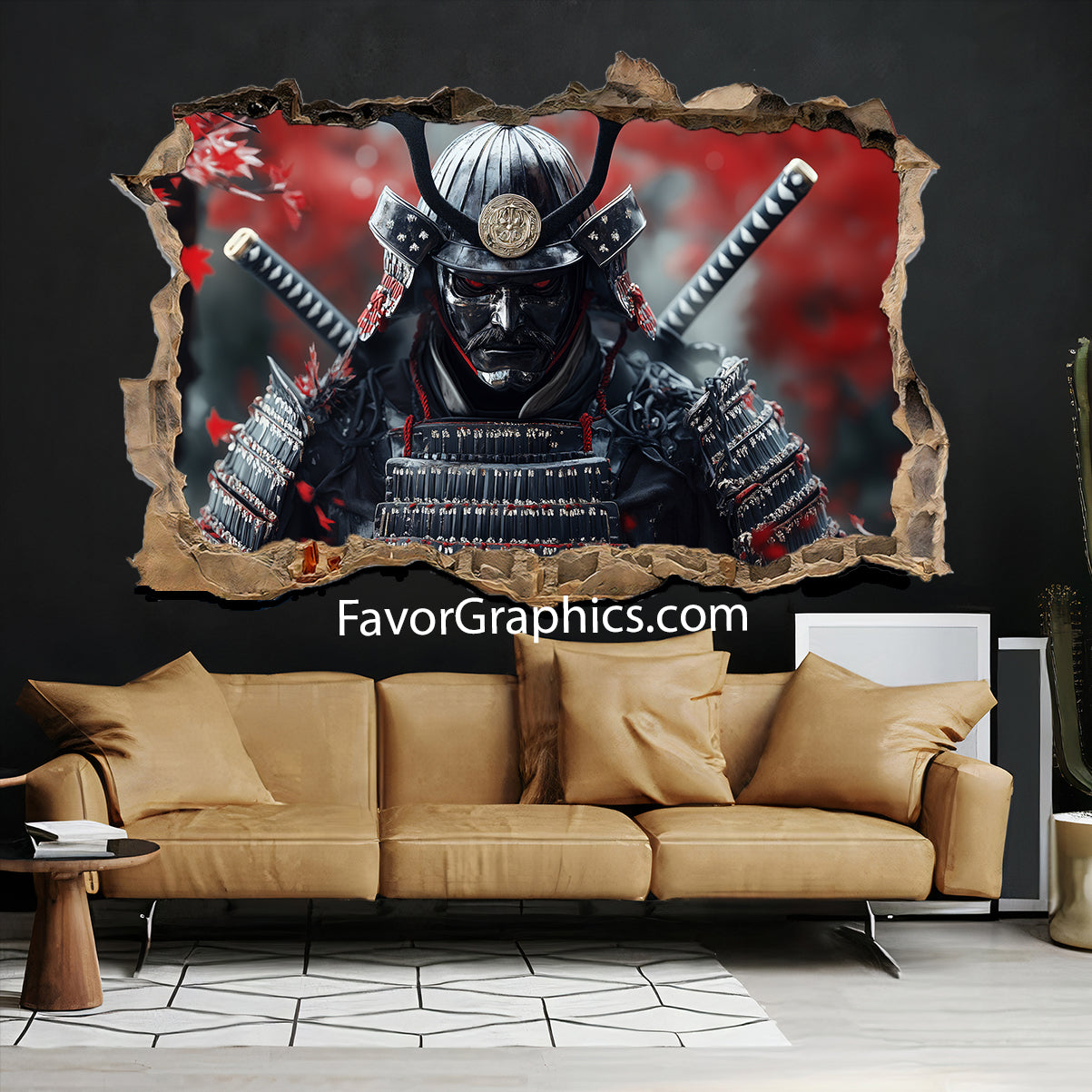 Samurai Vinyl Wall Art Decal Sticker Poster Print Mural