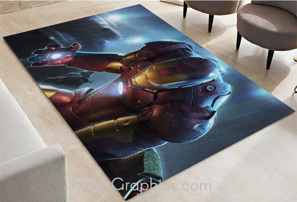 Ironman Home Bedroom Decor Rug Carpet Mat