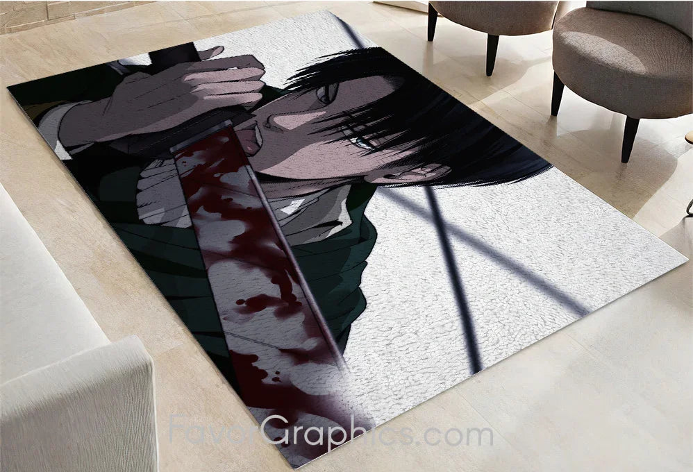 Levi Ackerman Home Bedroom Decor Rug Carpet Mat