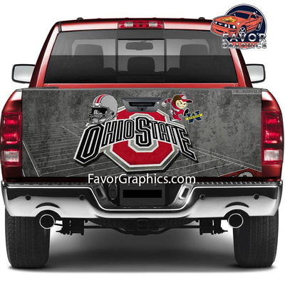 Ohio State Buckeyes Tailgate Wraps For Trucks SUV Vinyl Wrap