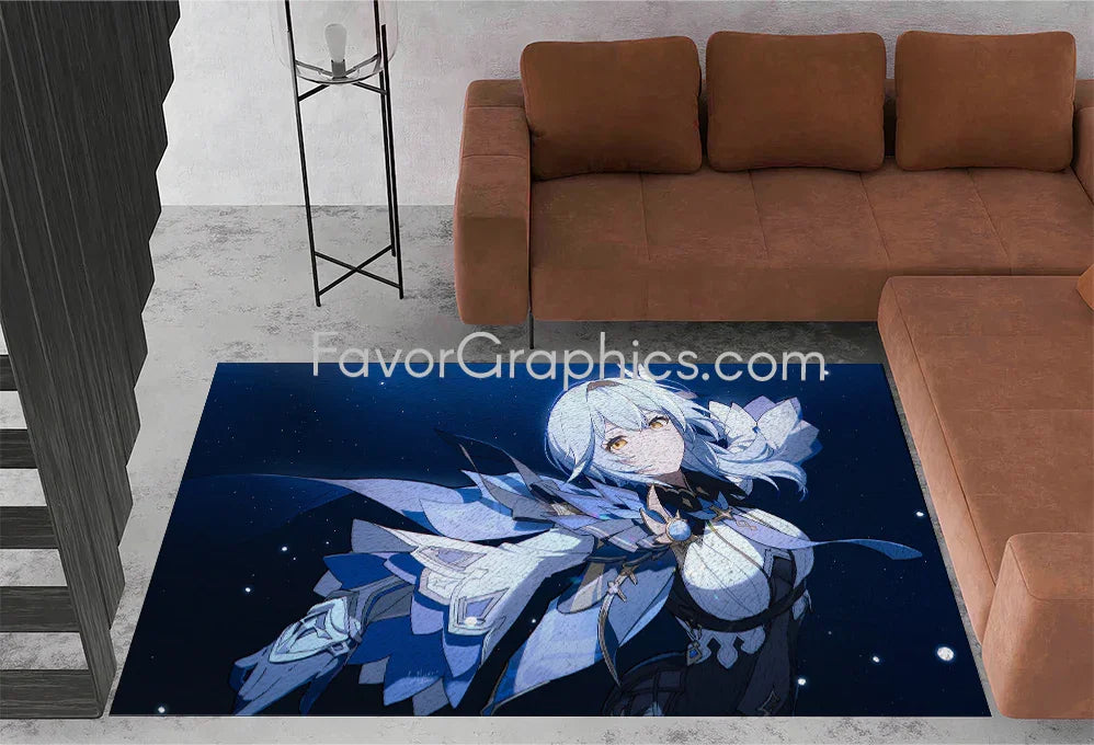Eula (Genshin impact) Home Bedroom Decor Rug Carpet Mat