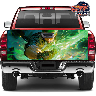 Roronoa Zoro Tailgate Wraps For Trucks SUV Vinyl Wrap