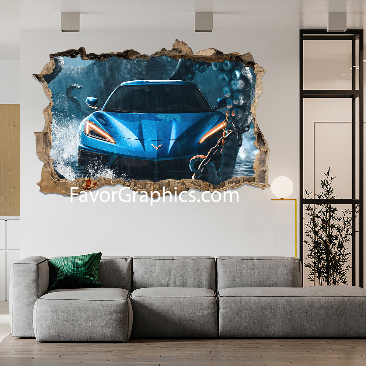 Chevrolet Corvette Vinyl Wall Art Decal Sticker Poster Print Mural