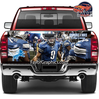 Detroit Lions Tailgate Wraps For Trucks SUV Vinyl Wrap