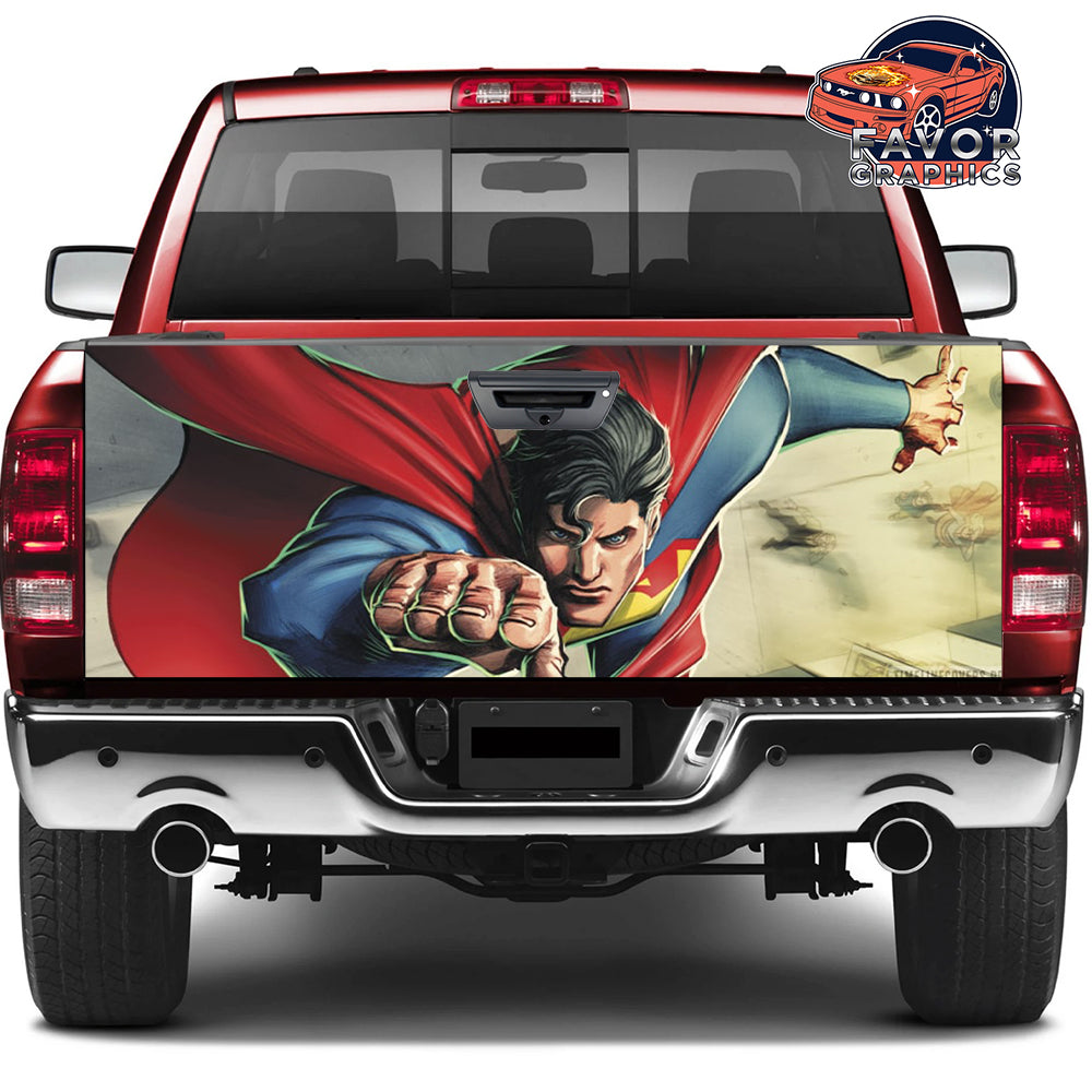 Superman Tailgate Wraps For Trucks SUV Vinyl Wrap