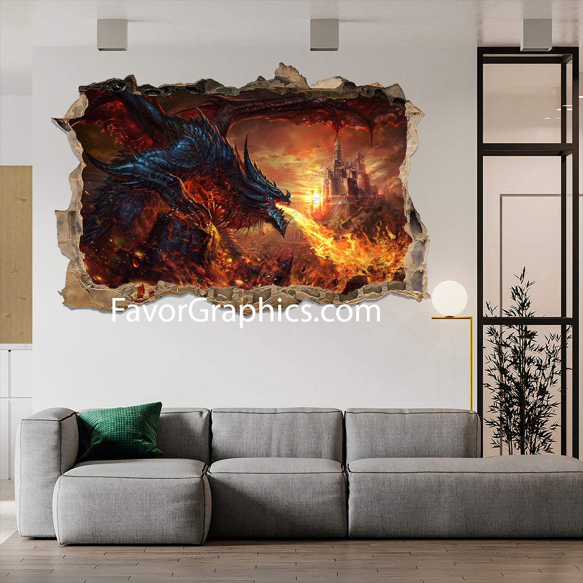 Dragon Vinyl Wall Art Decal Sticker Poster Print Mural