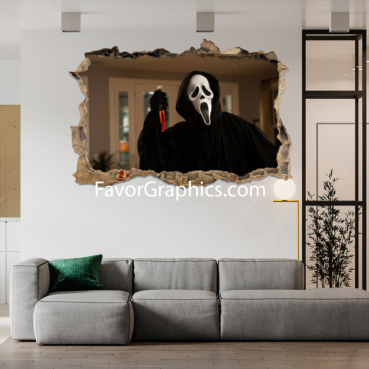 Scream Ghostface Vinyl Wall Art Decal Sticker Poster Print Mural