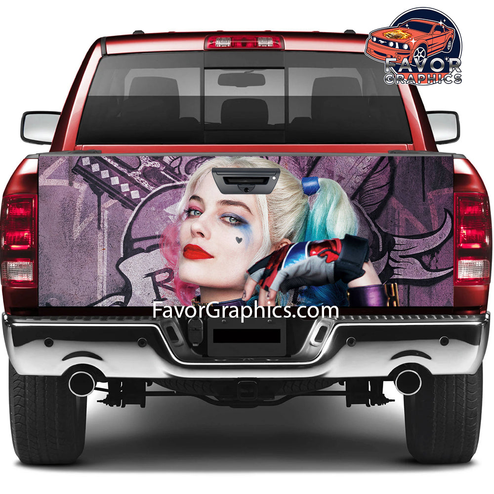 Harley Quinn Tailgate Wraps For Trucks SUV Vinyl Wrap