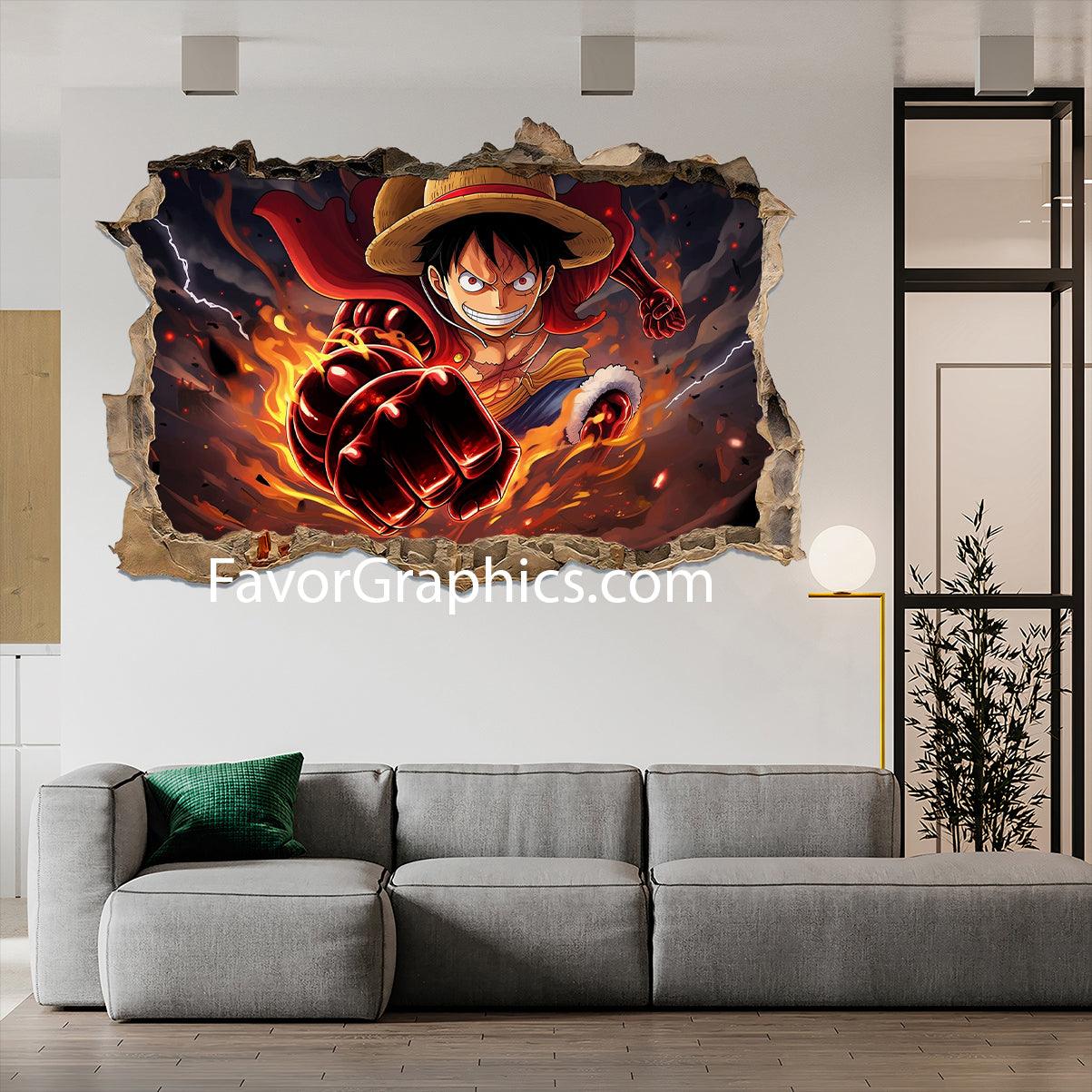 Monkey D. Luffy Vinyl Wall Art Decal Sticker Poster Print Mural