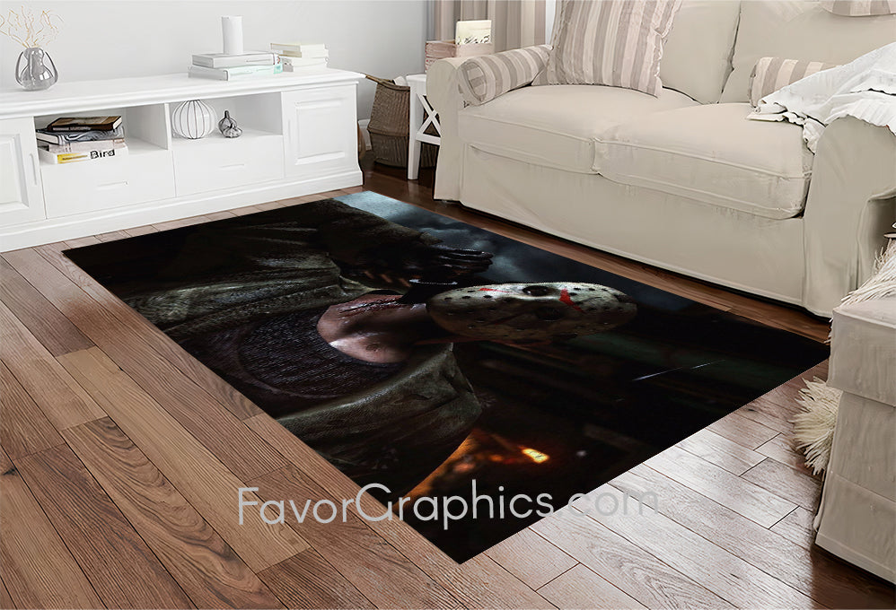 Jason Voorhees Home Bedroom Decor Rug Carpet Mat