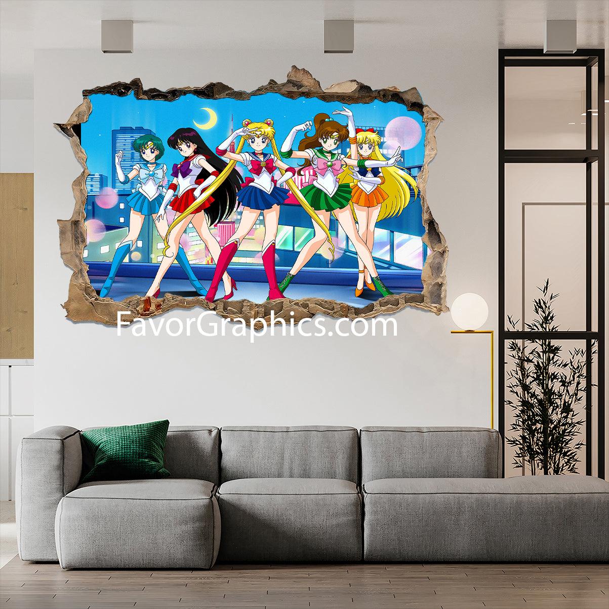 Sailor Moon Vinyl Wall Art Decal Sticker Poster Print Mural