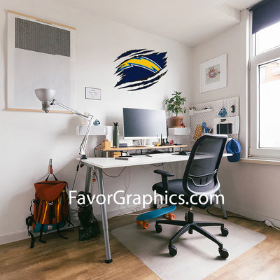 Los Angeles Chargers Home Room Wall Vinyl Decal Sticker Mural Poster