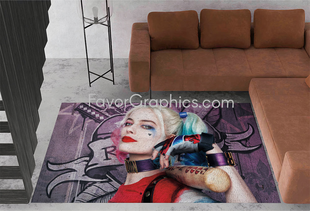 Harley Quinn Home Bedroom Decor Rug Carpet Mat