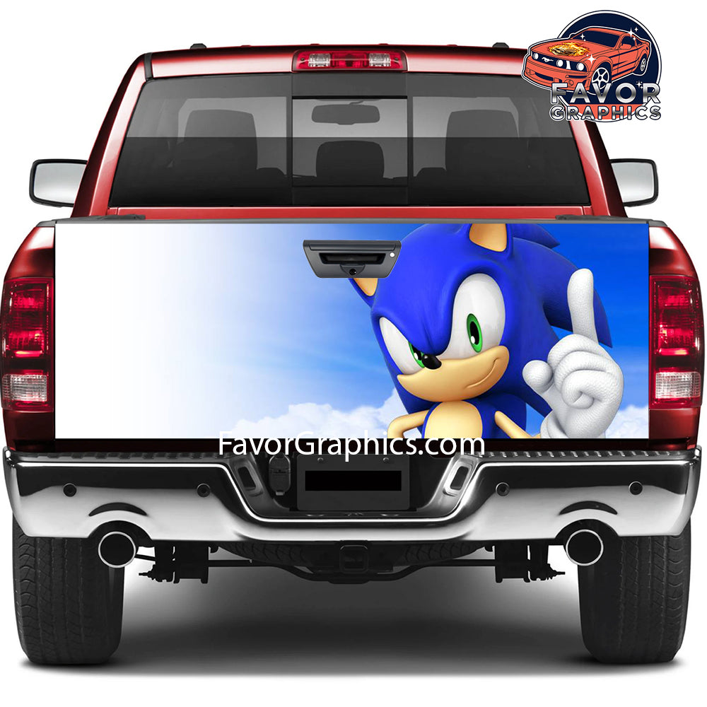 Sonic The Hedgehog Tailgate Wraps For Trucks SUV Vinyl Wrap