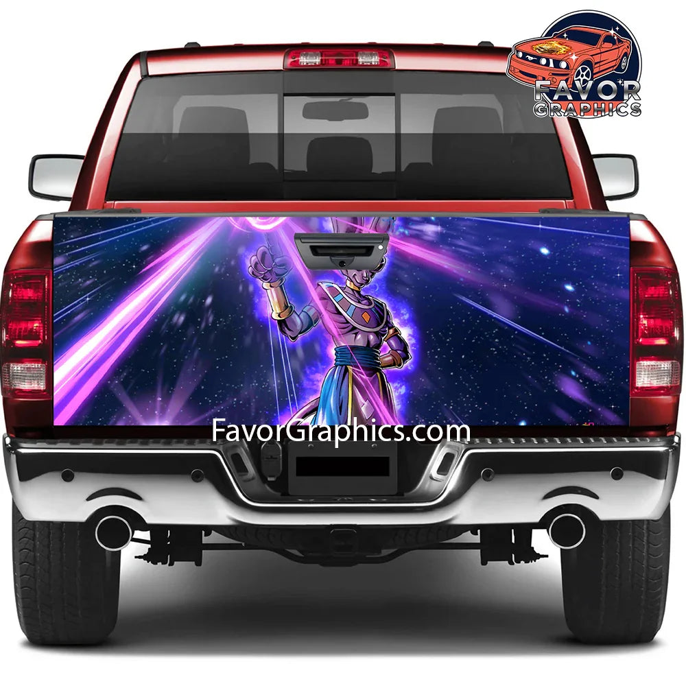 Beerus Dragon Ball Tailgate Wraps For Trucks SUV Vinyl Wrap