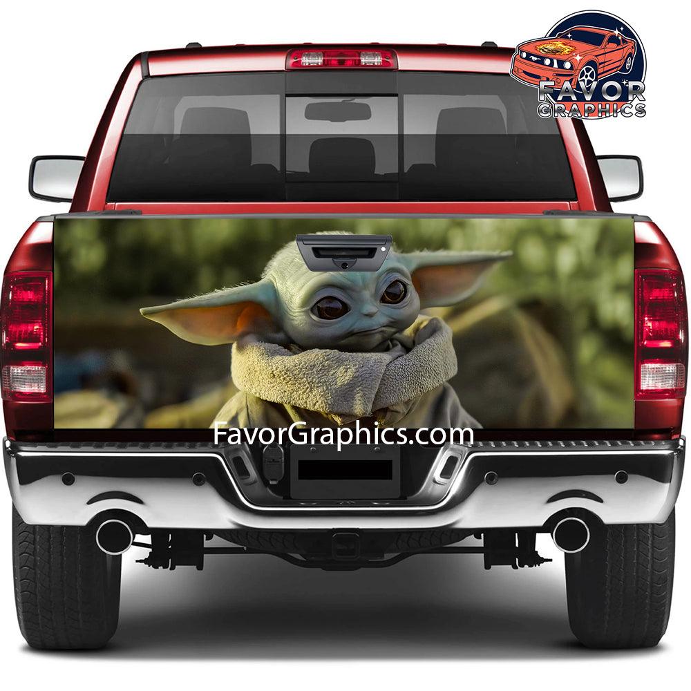 Baby Yoda Tailgate Wraps For Trucks SUV Vinyl Wrap