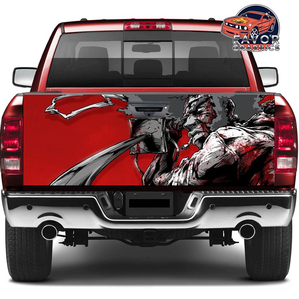 Afro Samurai Tailgate Wraps For Trucks SUV Vinyl Wrap