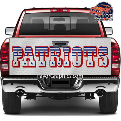 New England Patriots Tailgate Wraps For Trucks SUV Vinyl Wrap