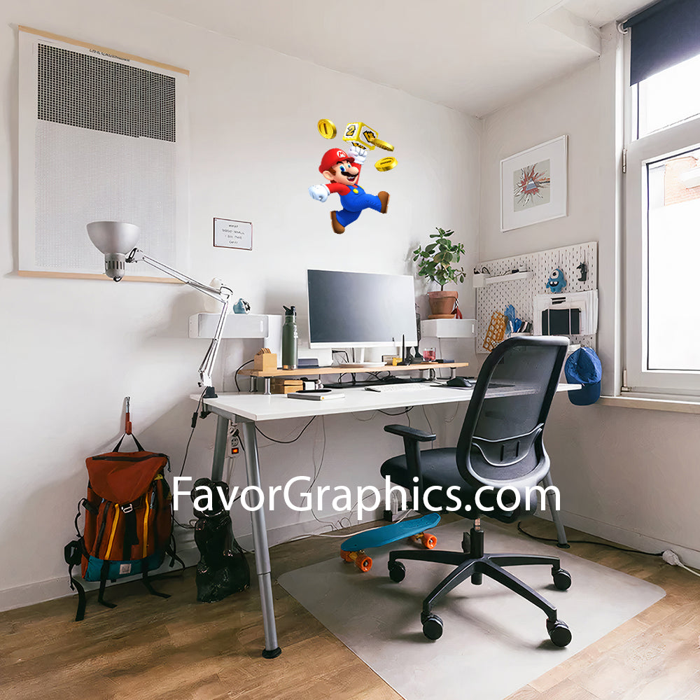 Mario Home Room Wall Vinyl Decal Sticker Mural Poster