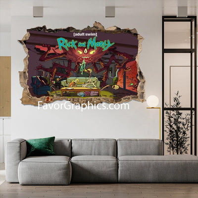 Rick and Morty Vinyl Wall Art Decal Sticker Poster Print Mural