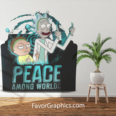 Rick And Morty Home Room Wall Vinyl Decal Sticker Mural Poster