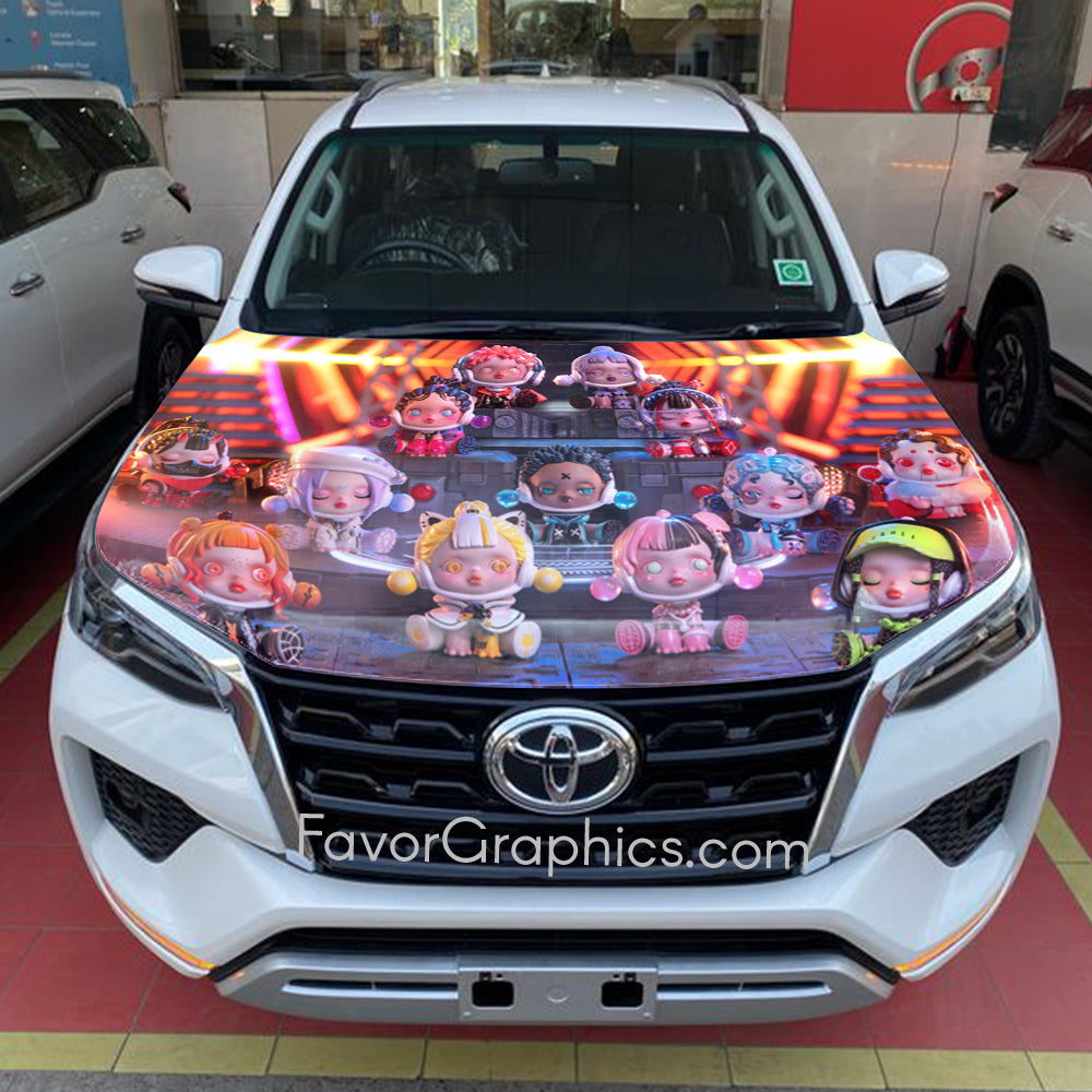 Skullpanda Itasha Car Vinyl Hood Wrap Decal Sticker