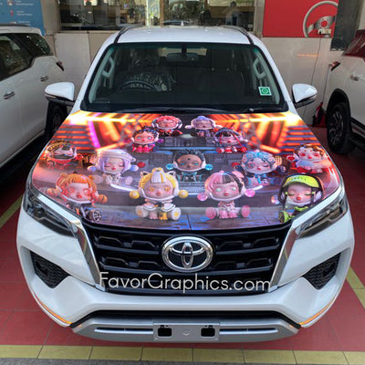 Skullpanda Itasha Car Vinyl Hood Wrap Decal Sticker