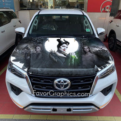 Maleficent  Itasha Car Vinyl Hood Wrap