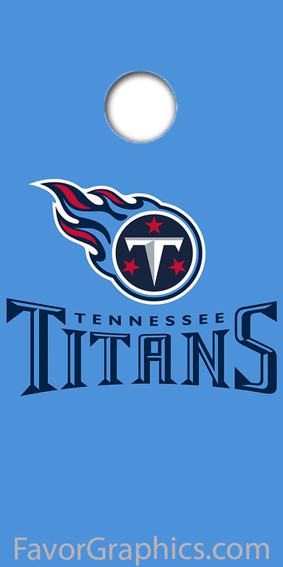 Tennessee Titans Cornhole Wood Board Skin Vinyl Wrap Decal Sticker