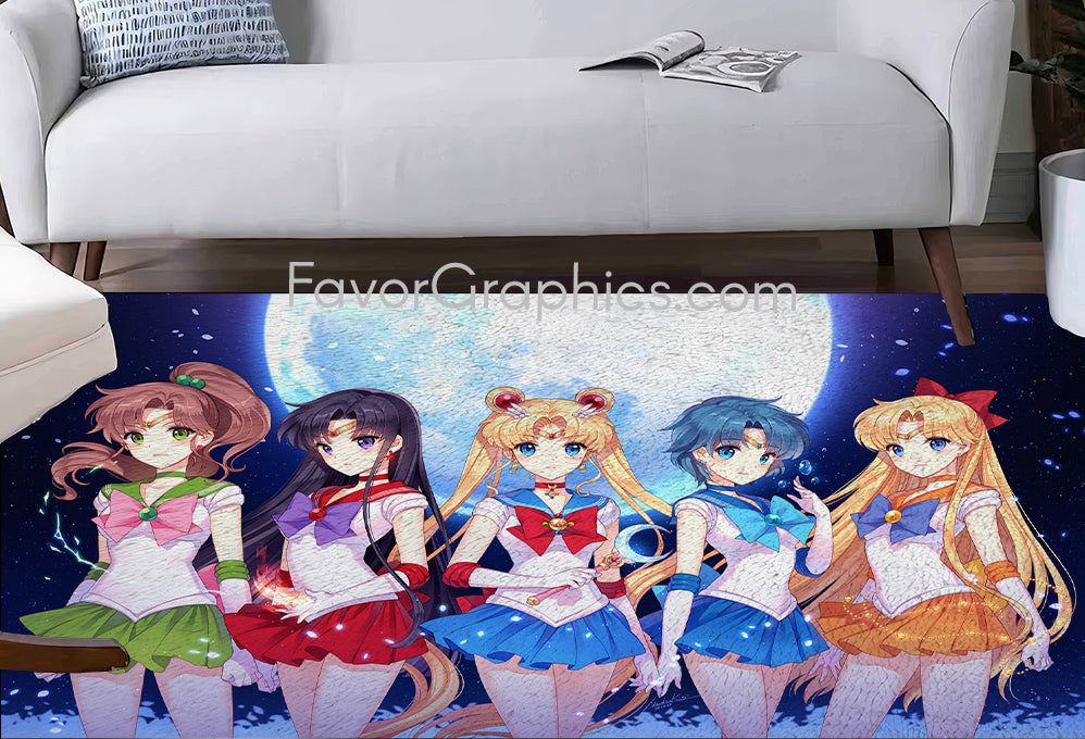 Sailor Moon Home Bedroom Decor Rug Carpet Mat