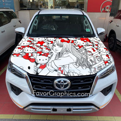 Tomie Kawakami Itasha Car Vinyl Hood Wrap