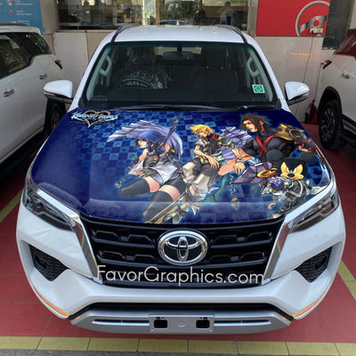 Kingdom Hearts Itasha Car Vinyl Hood Wrap Decal Sticker