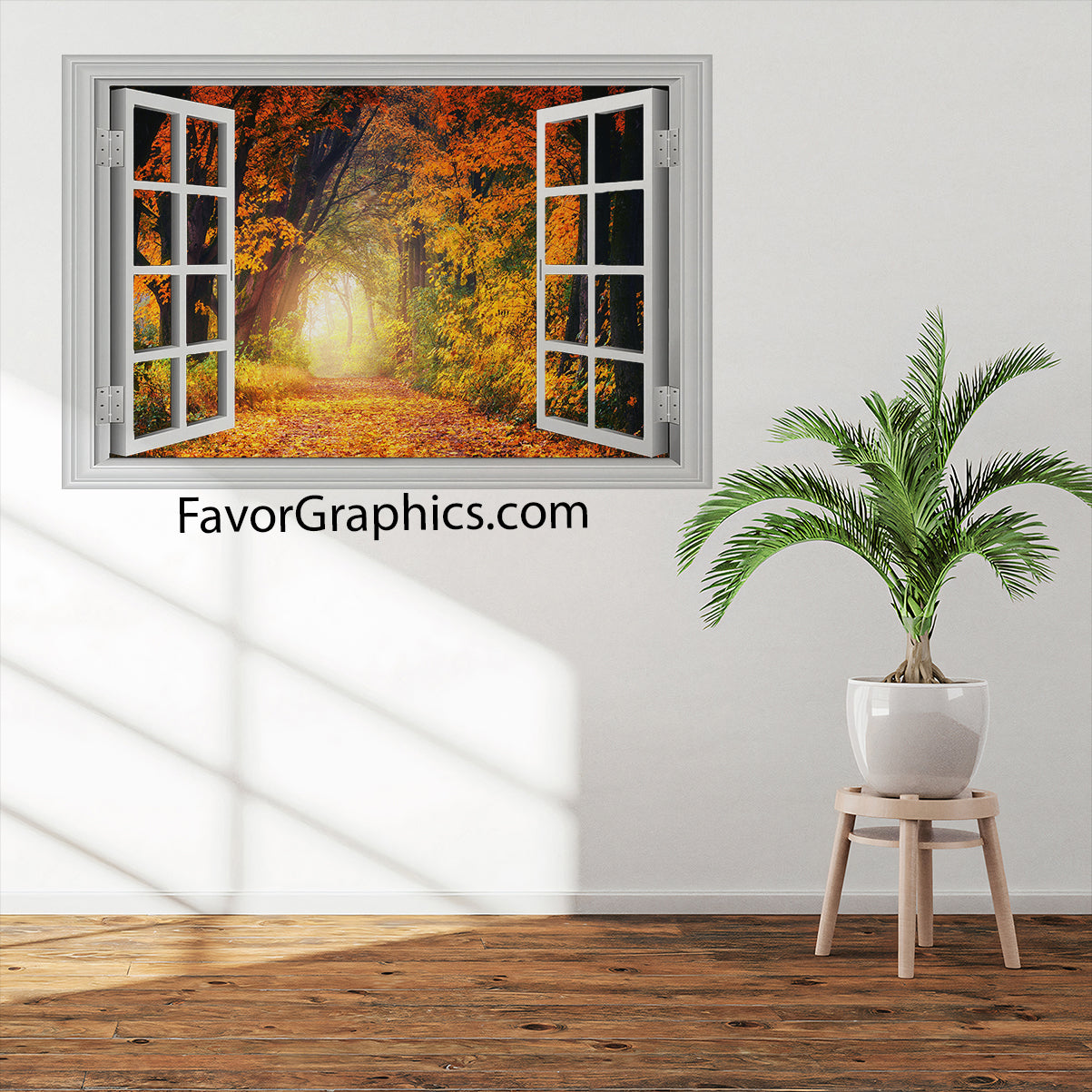 Autumn Forest Vinyl Wall Art Decal Sticker Poster Print Mural