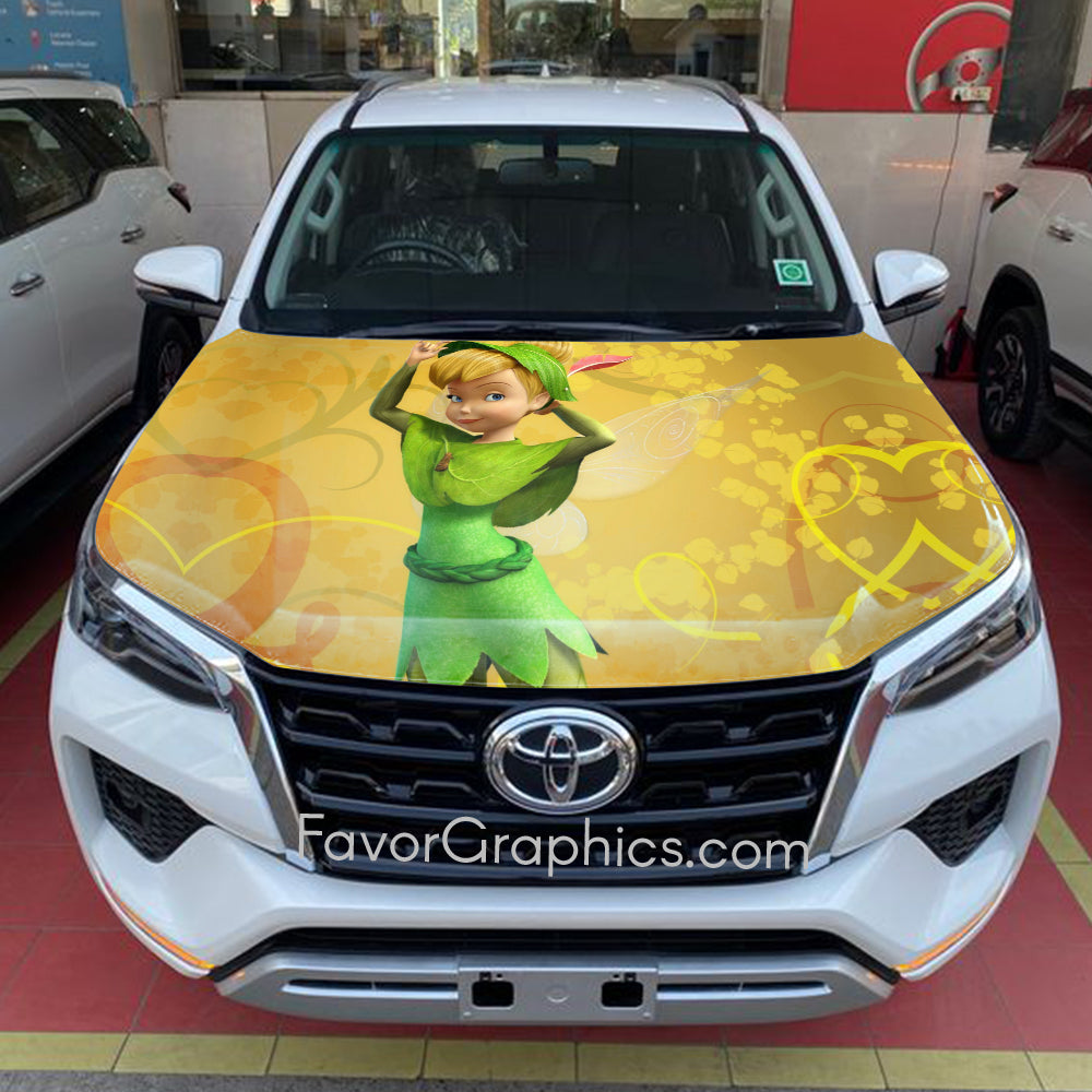 Tinker Bell Itasha Car Vinyl Hood Wrap Decal Sticker