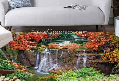 Waterfall Home Bedroom Decor Rug Carpet Mat