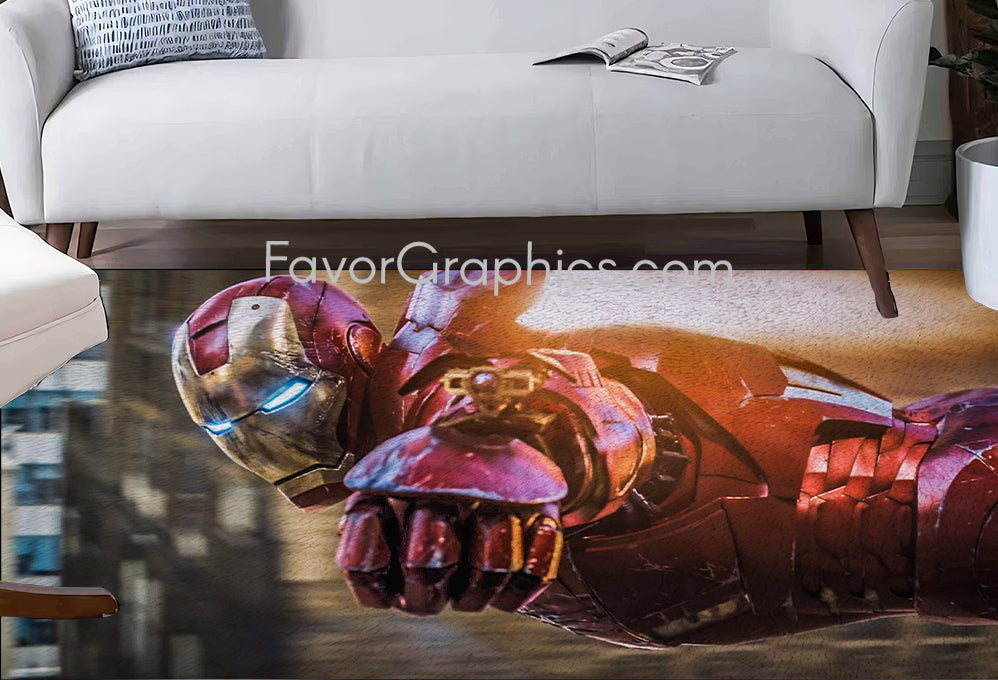 Ironman Home Bedroom Decor Rug Carpet Mat