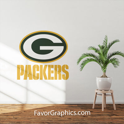 Green Bay Packers Home Room Wall Vinyl Decal Sticker Mural Poster