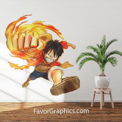 Monkey D. Luffy Home Room Wall Vinyl Decal Sticker Mural Poster