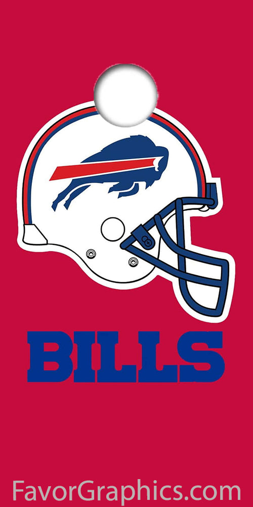 Buffalo Bills Cornhole Wood Board Skin Vinyl Wrap Decal Sticker