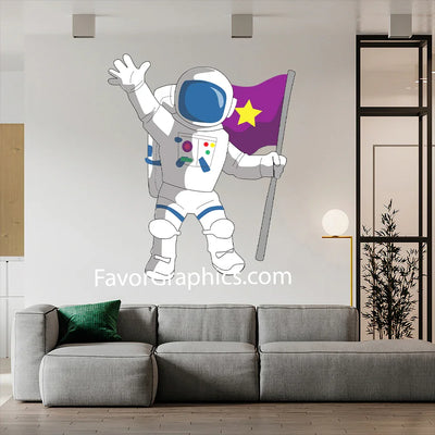 Astronaut Home Room Wall Vinyl Decal Sticker Mural Poster