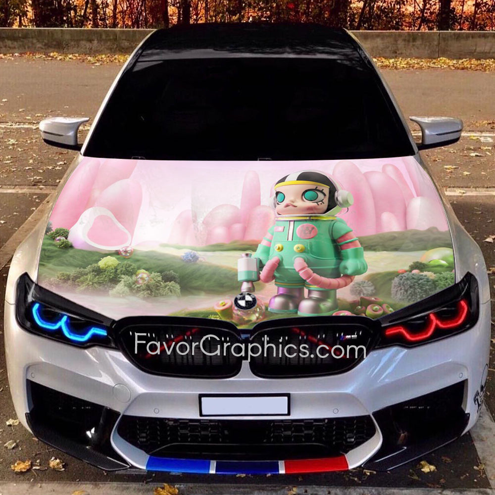 Molly Itasha Car Vinyl Hood Wrap Decal Sticker