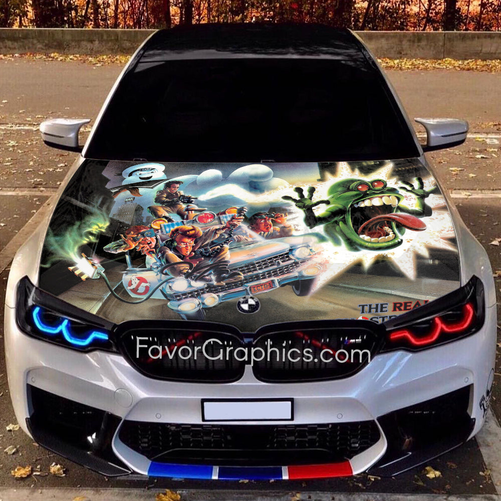 Ghostbusters Itasha Car Vinyl Hood Wrap Decal Sticker