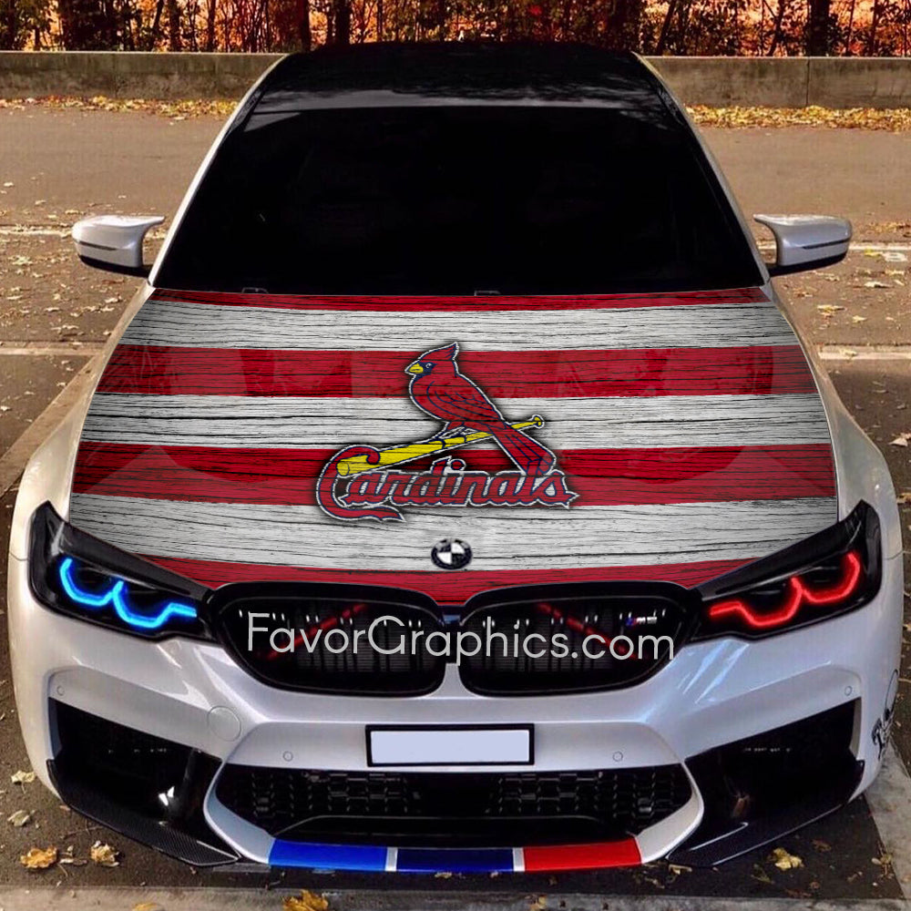 St. Louis Cardinals Itasha Car Vinyl Hood Wrap